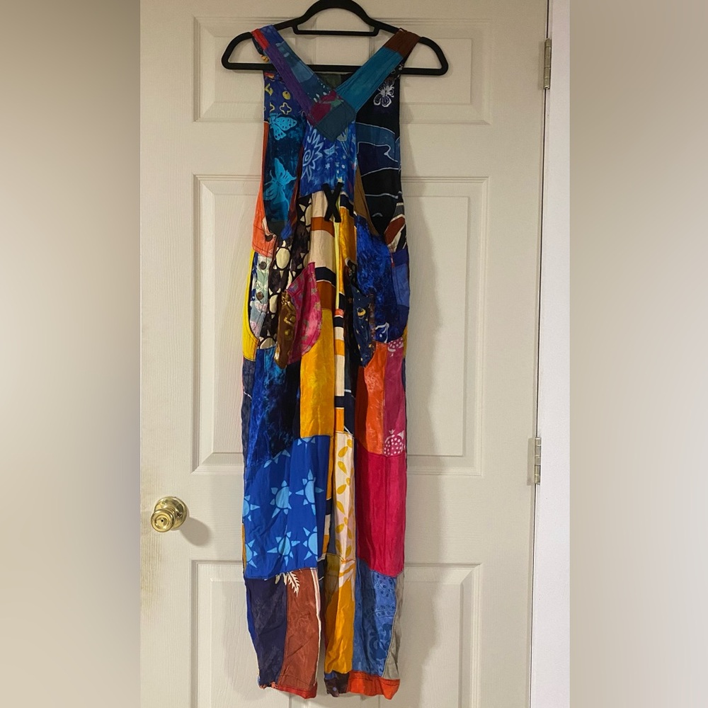 Rey Wear Patchwork Overalls - image 4